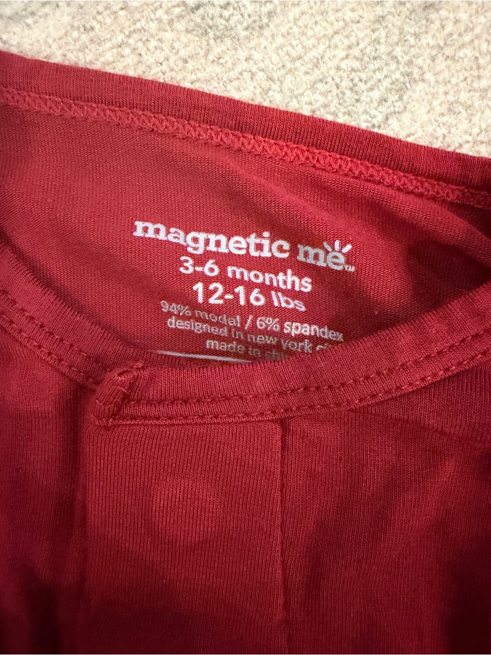 Magnetic me red / maroon pajamas